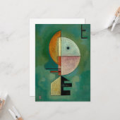 Kandinsky - abstrakte Kunst nach oben, Karte (Vorderseite/Rückseite Beispiel)
