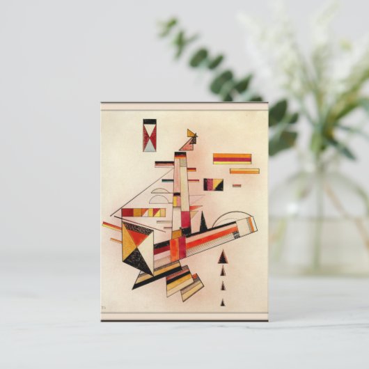 Kandinsky - abstrakte Kunst, Postkarte (Stehend Vorderseite)