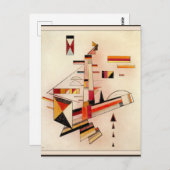 Kandinsky - abstrakte Kunst, Postkarte (Vorne/Hinten)