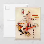 Kandinsky - abstrakte Kunst, Postkarte (Vorne/Hinten)