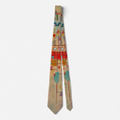 Kandinsky - abstrakte Kunst - Prachtvoller Aufstie Krawatte (Vorderseite)