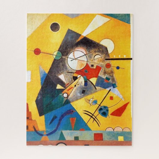 Kandinsky Abstrakte Kunst Puzzle (Vertikal)