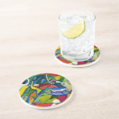 Kandinsky abstrakte Kunst Sandstein Untersetzer (Seite)