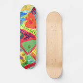 Kandinsky abstrakte Kunst Skateboard (Vorderseite)