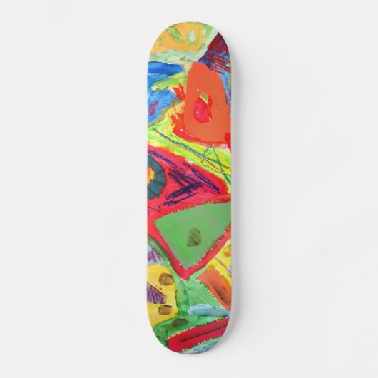 Kandinsky abstrakte Kunst Skateboard (Vorderseite)