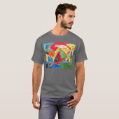 Kandinsky abstrakte Kunst T-Shirt (Vorne ganz)