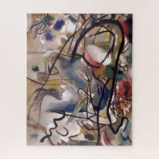 Kandinsky Abstrakte Kunstmalerei Puzzle (Vertikal)