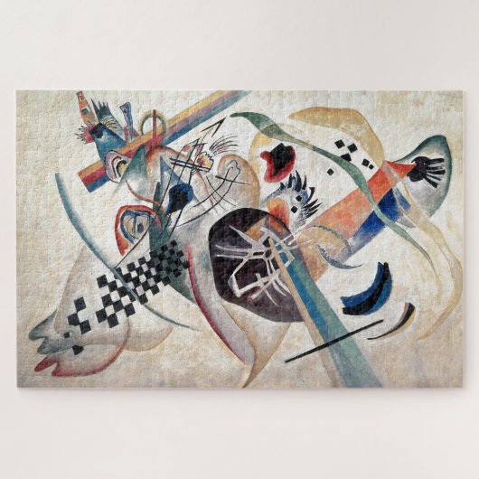 Kandinsky Abstrakte Kunstmalerei Puzzle (Horizontal)