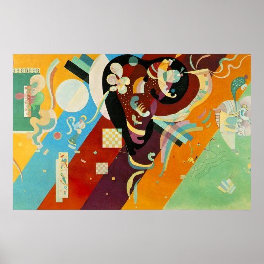 Kandinsky Abstrakte Leinwand Malen Poster (Vorne)