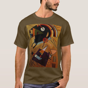 Kandinsky Abstrakte Malerei Art Brown Color T-Shirt