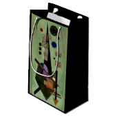 Kandinsky - abstrakte Malerei, Kleine Geschenktüte (Rückseite Schrägansicht)