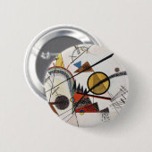 Kandinsky Abstrakte Malerei Moderner Kunstmeister Button (Vorne & Hinten)