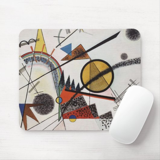 Kandinsky Abstrakte Malerei Moderner Kunstmeister Mousepad (Mit Mouse)