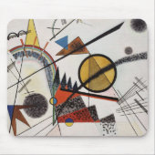 Kandinsky Abstrakte Malerei Moderner Kunstmeister Mousepad (Vorne)