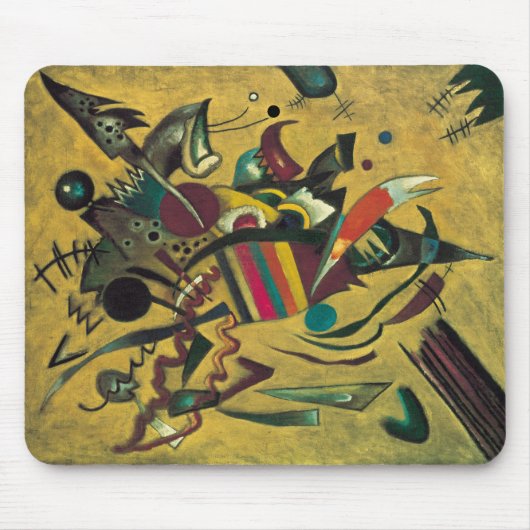 Kandinsky Abstrakte Malerei Moderner Kunstmeister Mousepad (Vorne)