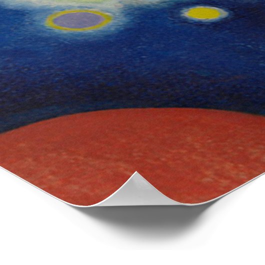 Kandinsky Abstrakte Malerei Poster (Ecke)