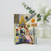 Kandinsky Abstrakte Malerei Postkarte (Stehend Vorderseite)