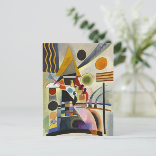 Kandinsky Abstrakte Malerei Postkarte (Stehend Vorderseite)