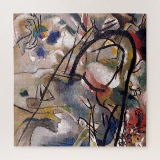 Kandinsky Abstrakte Malerei Puzzle (Vertikal)