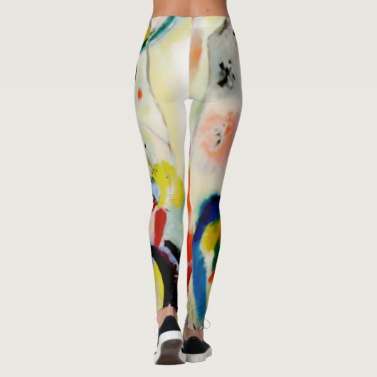 Kandinsky, Abstrakte Mauermauer 1914 Leggings (Rückseite)