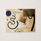 Kandinsky Abstrakte zeitgenössische Kunst Puzzle (Horizontal)