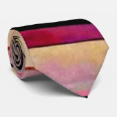 Kandinsky - Abstrakter Kubismus mit Pinks und Blue Krawatte (Gerollt)