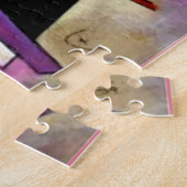 Kandinsky - Abstrakter Kubismus mit Pinks und Blue Puzzle (Seite)