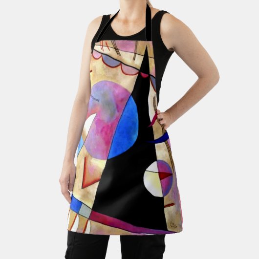 Kandinsky - Abstrakter Kubismus mit Pinks und Blue Schürze (InSitu)