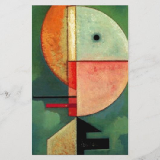Kandinsky Abstraktes Aufzeichnen Briefpapier (Vorderseite)