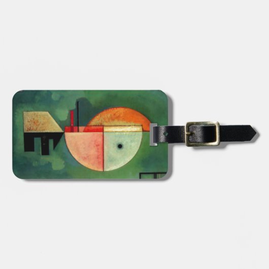 Kandinsky Abstraktes Aufzeichnen Gepäckanhänger (Vorderseite horizontal)