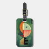 Kandinsky Abstraktes Aufzeichnen Gepäckanhänger (Vorderseite vertikal)