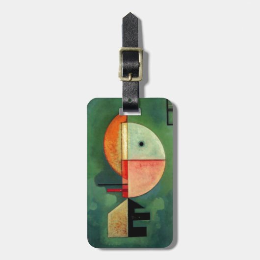 Kandinsky Abstraktes Aufzeichnen Gepäckanhänger (Vorderseite vertikal)