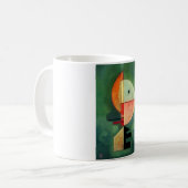Kandinsky Abstraktes Aufzeichnen Kaffeetasse (Vorderseite Links)