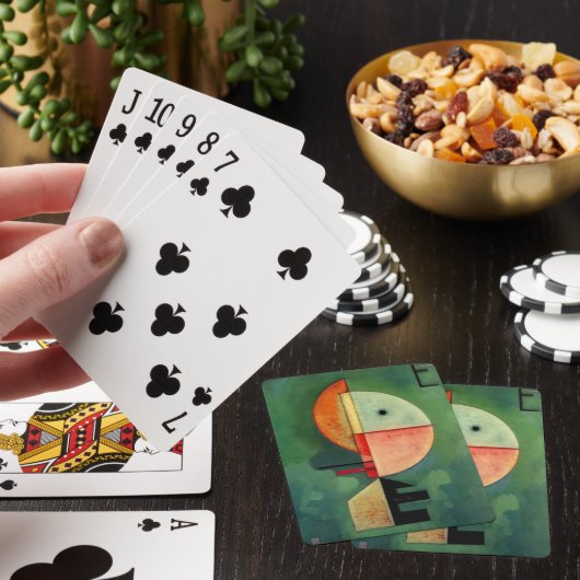 Kandinsky Abstraktes Aufzeichnen Spielkarten (In Situ)