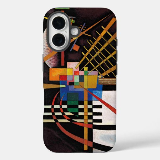 Kandinsky Abstraktes Gemälde Klassisches Kunstwerk Case-Mate iPhone Hülle (Rückseite)