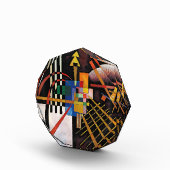 Kandinsky Abstraktes Gemälde Klassisches Kunstwerk Fotoblock (Rechts)