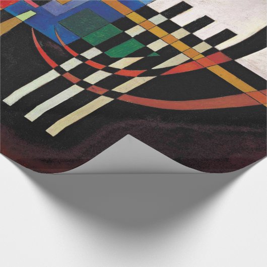 Kandinsky Abstraktes Gemälde Klassisches Kunstwerk Geschenkpapier (Ecke)