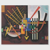 Kandinsky Abstraktes Gemälde Klassisches Kunstwerk Geschenkpapier (Flach)