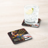 Kandinsky Abstraktes Gemälde Klassisches Kunstwerk Getränkeuntersetzer (Rechte Seite)