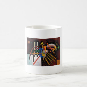 Kandinsky Abstraktes Gemälde Klassisches Kunstwerk Kaffeetasse