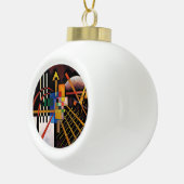 Kandinsky Abstraktes Gemälde Klassisches Kunstwerk Keramik Kugel-Ornament (Rechts)