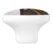 Kandinsky Abstraktes Gemälde Klassisches Kunstwerk Keramikknauf (Seitenansicht)