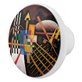 Kandinsky Abstraktes Gemälde Klassisches Kunstwerk Keramikknauf (Rechts)