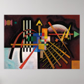 Kandinsky Abstraktes Gemälde Klassisches Kunstwerk Poster (Vorne)