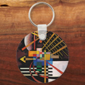 Kandinsky Abstraktes Gemälde Klassisches Kunstwerk Schlüsselanhänger (Vorderseite)