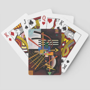 Kandinsky Abstraktes Gemälde Klassisches Kunstwerk Spielkarten
