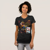 Kandinsky Abstraktes Gemälde Klassisches Kunstwerk T-Shirt (Vorne ganz)