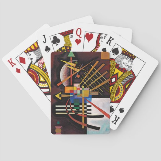 Kandinsky Abstraktes Malerwerk Spielkarten (Rückseite)