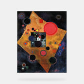 Kandinsky - Akzent auf Rosa, Acrylschild (Vorderseite)