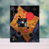 Kandinsky - Akzent auf Rosa, Acrylschild (Neutral)